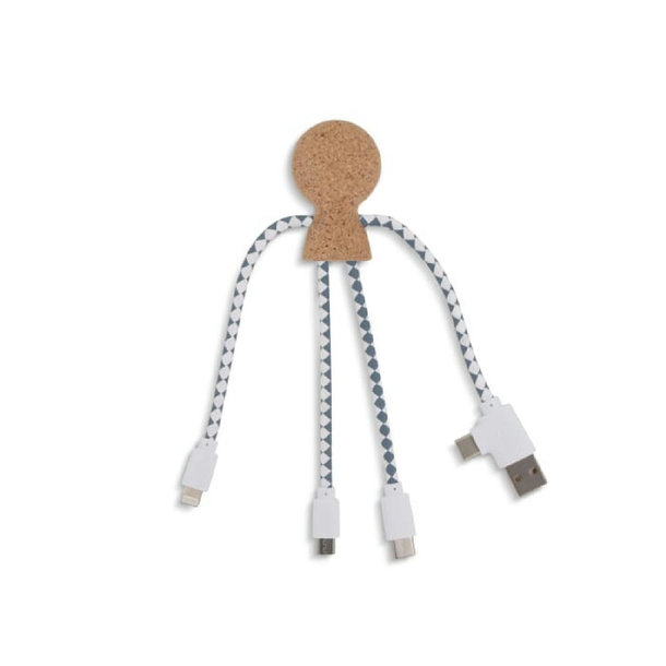 Xoopar Mr. Bio Cork Charging Cable