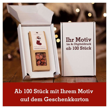 1 Weihnachts-Snack im Geschenkkarton (versandfähig)