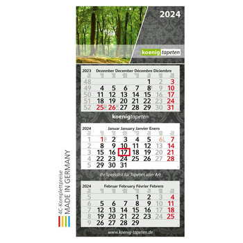 3-Monats-Kalender Profil 3 x.press