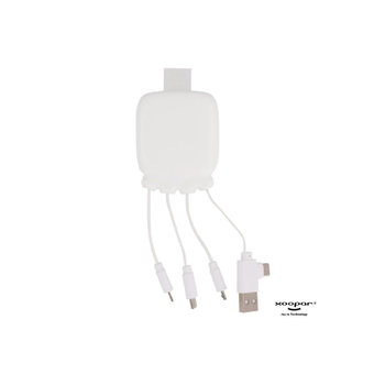3192 | Xoopar Octopus Gamma 2 Bio Charging cable with 3.000mAh Powerbank