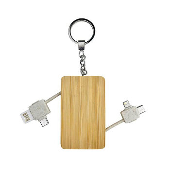 3in1 Ladekabel Bambus