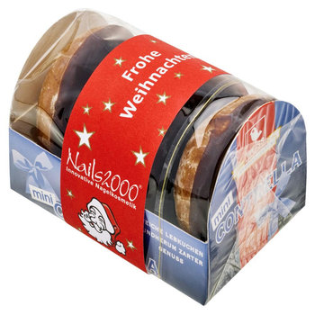 4er Lebkuchenbox,   4 Stück, Inhalt: Weiss Lebkuchen Mini-Contrella