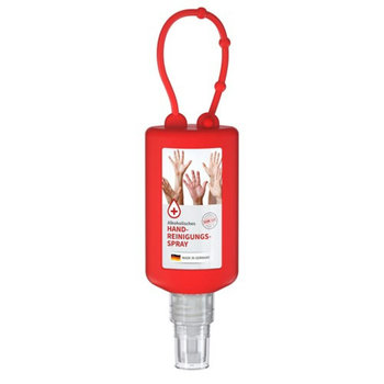 50 ml Bumper rot - Handreinigungsspray (alk.) - Body Label