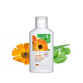 50 ml Flasche - Handbalsam "Ringelblume - Aloe Vera" - Body Label