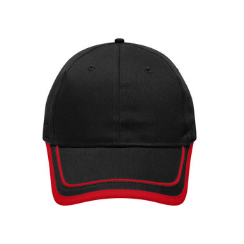 6 Panel Piping Cap-Brushed 6 Panel Cap