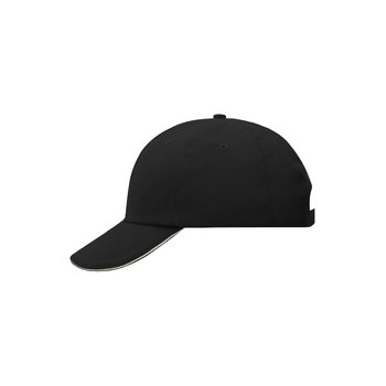 6 Panel Raver Sandwich Cap-Klassisches Allround-Cap mit kontrastfarbigem Sandwich