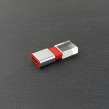 AC08 USB 2.0 A 64 MB Rot