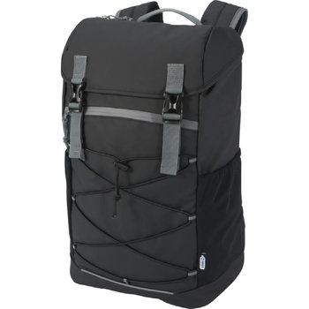 Aqua 15,6" GRS recycelter wasserabweisender Laptop-Rucksack 23 L