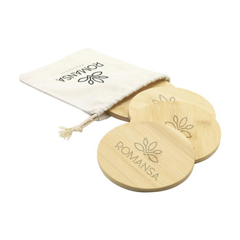 Bamboo Coaster Set Untersetzern