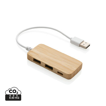 Bambus-Hub mit Type-C