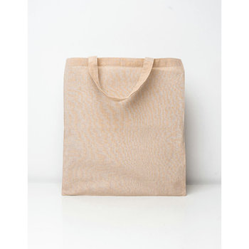 Cotton Bag Natural Short Handles