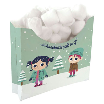 Chamallows in Werbebox,   15 g, Inhalt: Mini Marshmallow Rocky Mountain