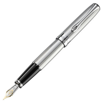 DIPLOMAT EXCELLENCE A2 Guillochiert Chrom 14Karat Füllfederhalter 
