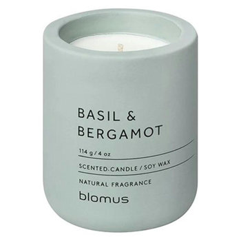 Duftkerze -FRAGA- Farbe: Pine Gray - Duft: Basil & Bergamot Ø 6,5 cm