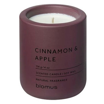 Duftkerze -FRAGA- Farbe: Port - Duft: Cinnamon & Apple Ø 6,5 cm