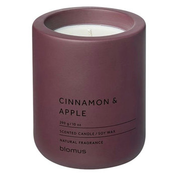 Duftkerze -FRAGA- Farbe: Port - Duft: Cinnamon & Apple Ø 9 cm