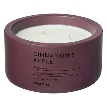 Duftkerze -FRAGA- Farbe: Port - Duft: Cinnamon & Apple Ø 13 cm