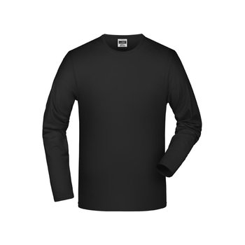 Elastic-T Long-Sleeved-Langarm-Shirt mit Elasthan