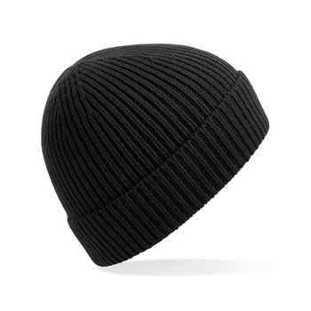 Engineered Knit Ribbed Beanie