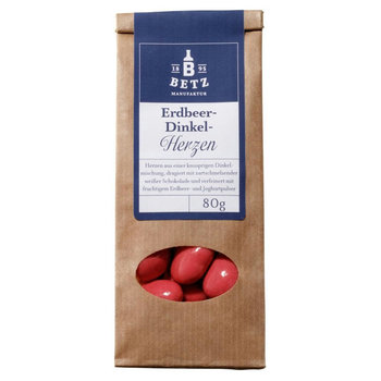 Erdbeer-Dinkel-Herzen 80g