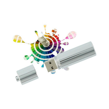 FO27 USB 2.0 A 64 MB Metall-Wunschfarbe