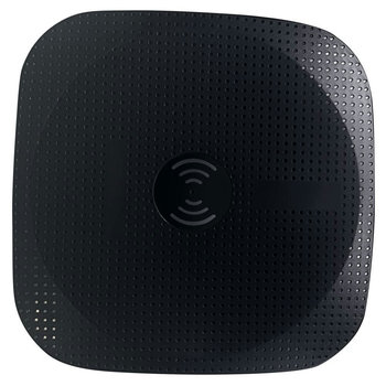 Flacher 10 Watt Wireless-Charger mit zusätzlichem USB-Hub (Micro, Typ C) an der Vorderseite 