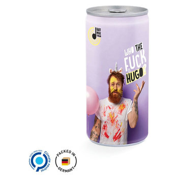 Getränkedose 200ml Hugo, Sleeve-Folie weiß