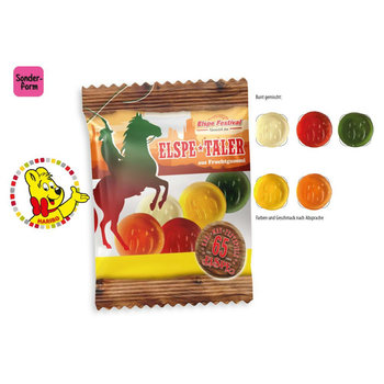 HARIBO individuelle Sonderform Werbetüte, 10 g, Inhalt: HARIBO Individuelle Sonderform