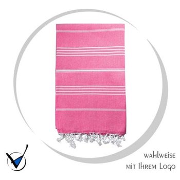 Hamam Sauna Strandtuch - pink