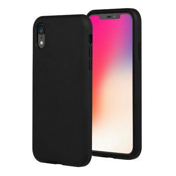 Handy Hülle iPhone™ Xr Black Series Soft Case TPU Silikon mit Mikrofaser Innenseite matt schwarz