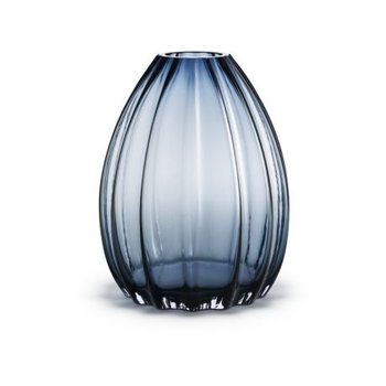 Holmegaard 2Lips Vase blau 34cm