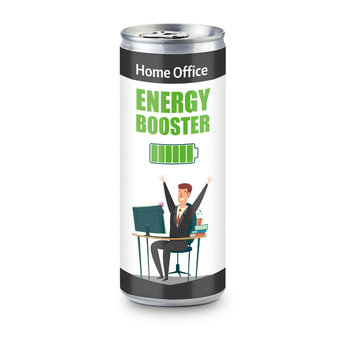 Home-Office Energy Booster: Promo Energy - Energy drink, 250 ml