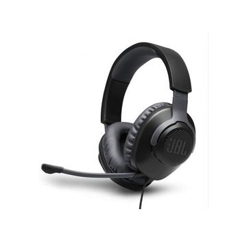 JBL Quantum 100 - Kabelgebundenes Over-Ear-Gaming-Headset mit abnehmbarem Mikro