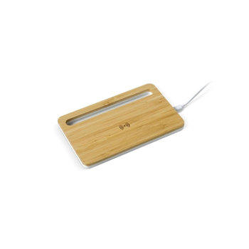 Kabellose Ladestation aus Bambus, 5W