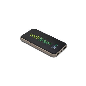 Kabellose Powerbank mit hochglänzender Oberfläche 8000mAh