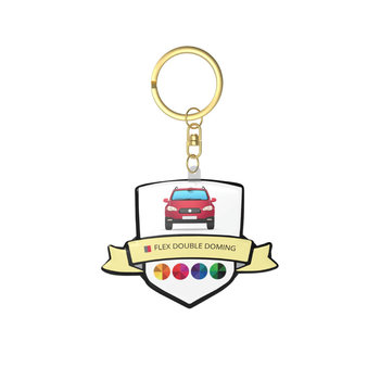 Key Ring Flex Gold, < 10 cm2