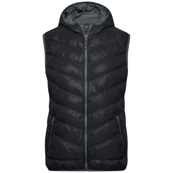 Ladies\' Down Vest-Ultraleichte sportliche Daunenweste mit Kapuze