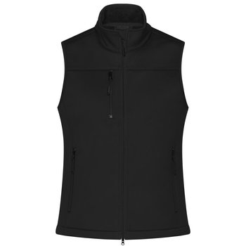 Ladies\' Softshell Vest-Klassische Softshellweste im sportlichen Design aus recyceltem Polyester