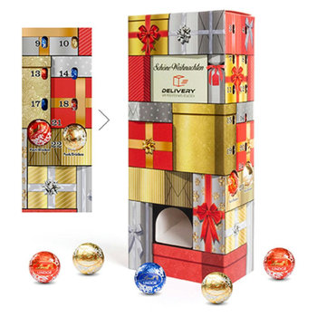 Lindt Lindor Adventsspender "Turm"