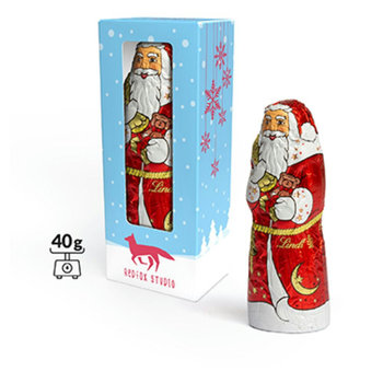 Lindt Schoko Nikolaus in Werbekartonage