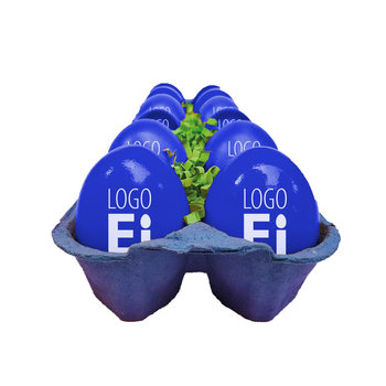 LogoEi 12er-Box - Blau - Blau