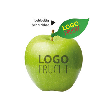 LogoFrucht Apfel grün - Blackberry + Apfelblatt