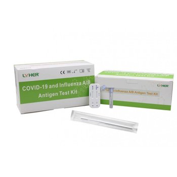 Lyher COVID-19 „3 in 1“ und Influenza A/B Antigen-Testkit