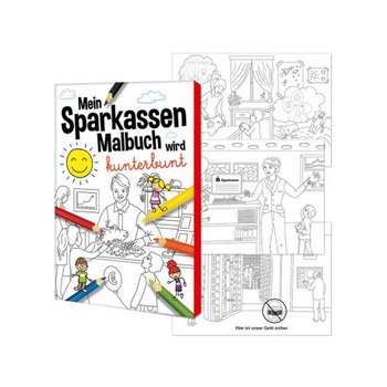 Malbuch Sparkasse