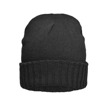 Melange Hat Basic-Elegante Strickmütze mit Krempe