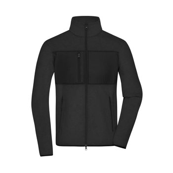 Men\'s Fleece Jacket-Fleecejacke im Materialmix