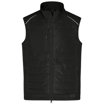 Men\'s Hybrid Vest-Softshellweste im attraktiven Materialmix