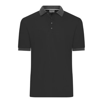 Men\'s Polo-Klassisches Polo mit kontrastfarbigem Kragen und Armbündchen in Piqué-Qualität