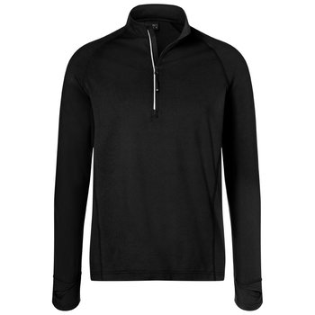 Men\'s Sports Shirt Half-Zip-Langarm-Shirt mit Reißverschluss für Sport und Freizeit