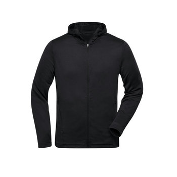 Men\'s Sports Zip Hoody-Modische Kapuzenjacke aus 100% recyceltem Polyester für Sport und Freizeit